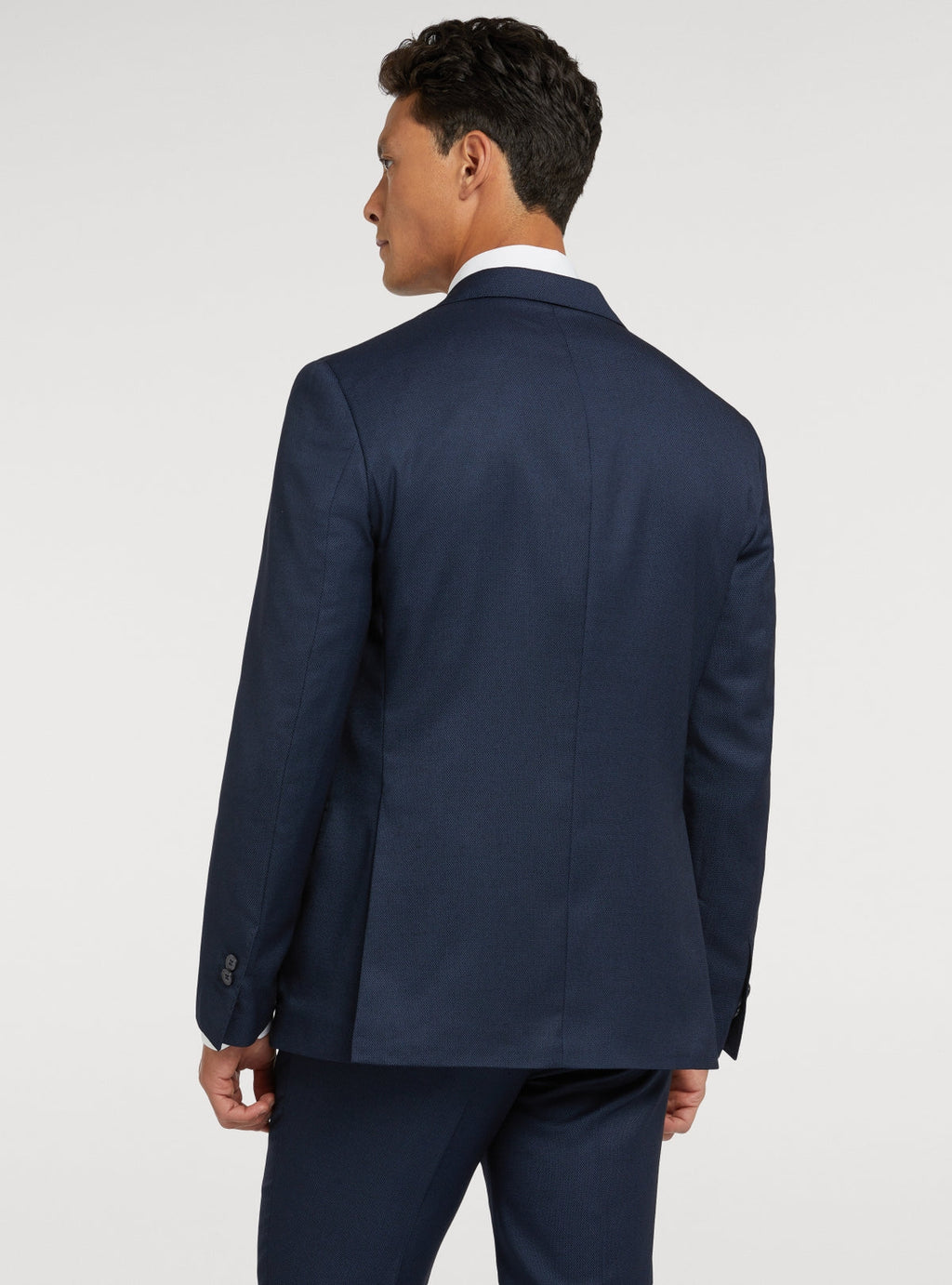 Abito classico blu occhio di pernice