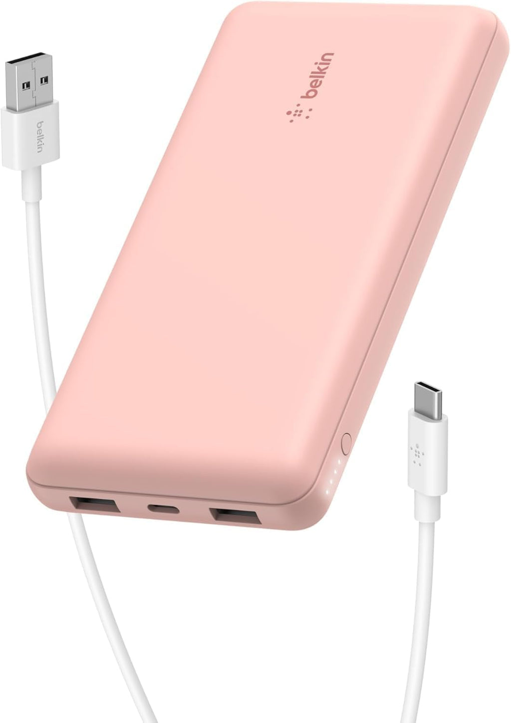 Belkin BoostCharge Power Bank 10000mAh con Porte USB-C e USB-A - Rosa