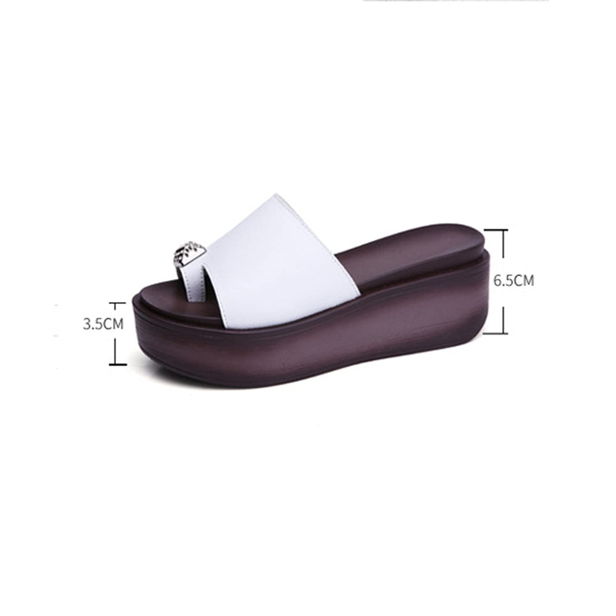 MIAOXIAO Donna Comfy Platform Shoes Half-Sand Sandals Summer Beach Travel Shoes Dita dei Piedi Protector Care per Alleviare Il Dolore