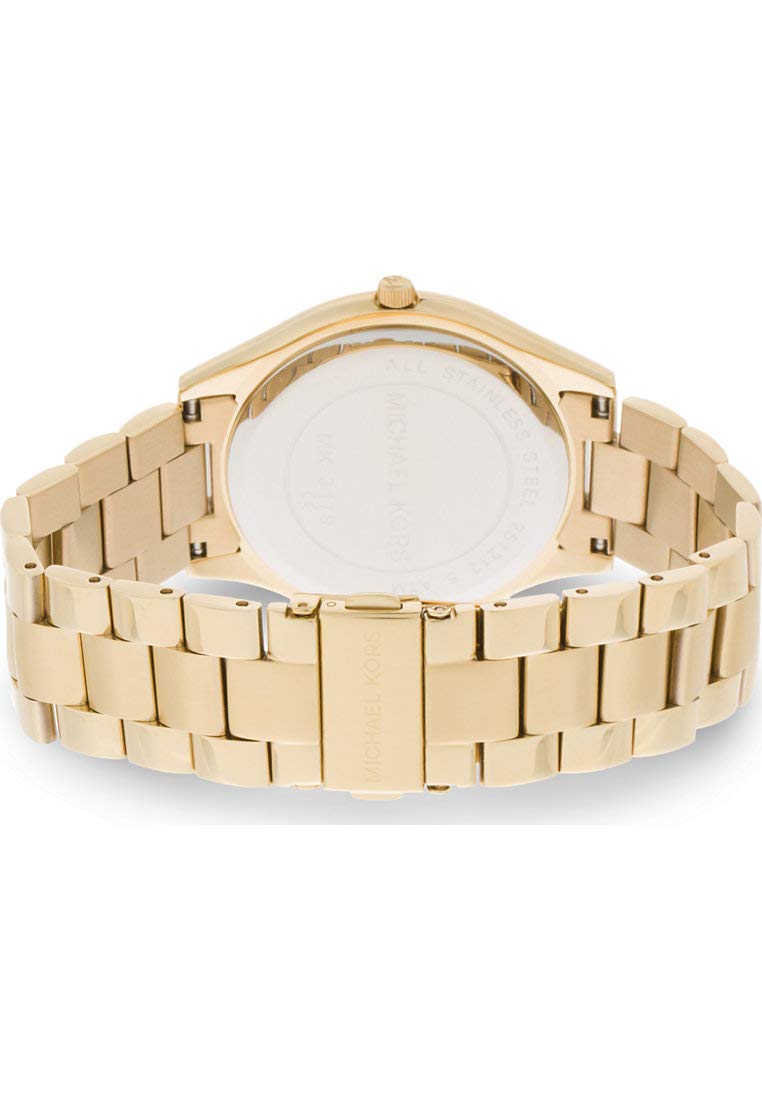 Michael Kors Orologio Slim Runway da donna, movimento al quarzo a tre lancette da 42 mm con cinturino in acciaio inossidabile