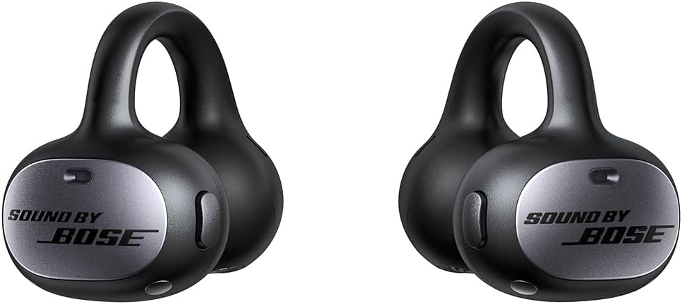 Baseus Inspire XC1 Cuffie Open-Ear Bluetooth, Sound by Bose, Nero Cosmico