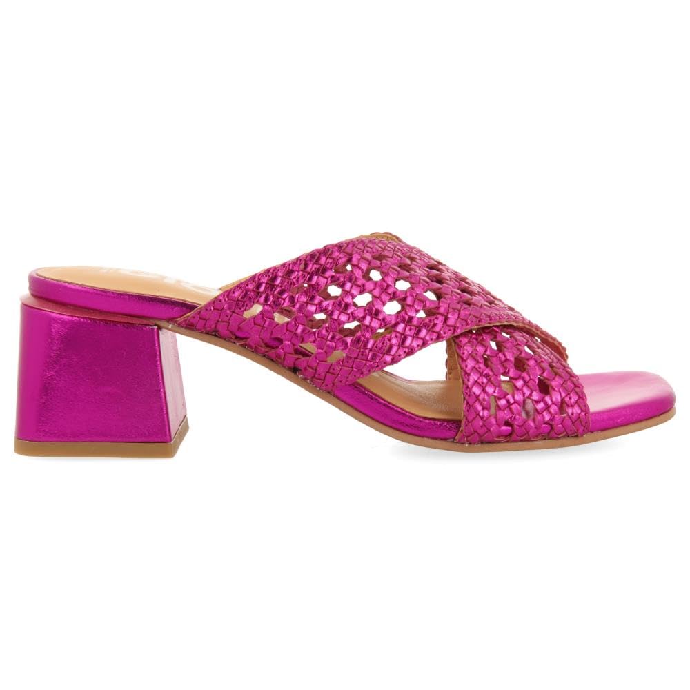 Sandali Scarpe Fucsia con Intrecciati per Donna CLARCONA
