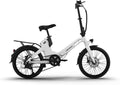 EMotorad V1, Bicicletta Elettrica Pieghevole da Città, Telaio in Lega di Magnesio, Motore 250 W 35 Nm, Batteria Rimovibile 36 V 7,8 Ah, Shimano Tourney 7 Velocità, Freni a Disco Idraulici