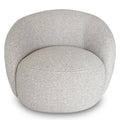 Poltrona Girevole NORA, Beige, Forme Arrotondate