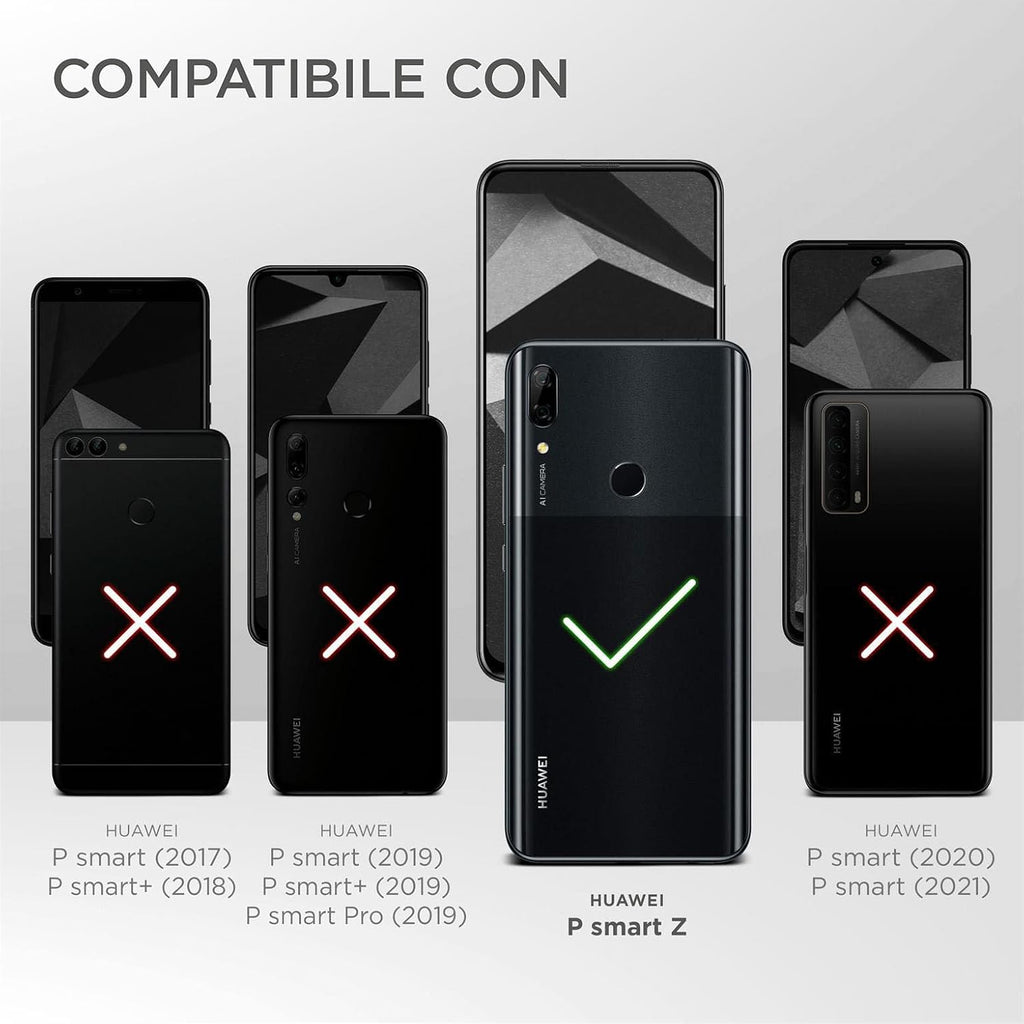 moex® Cover ultra-sottile compatibile con Huawei P Smart Z | rigida/anti-graffio, Oro-rosato metallico