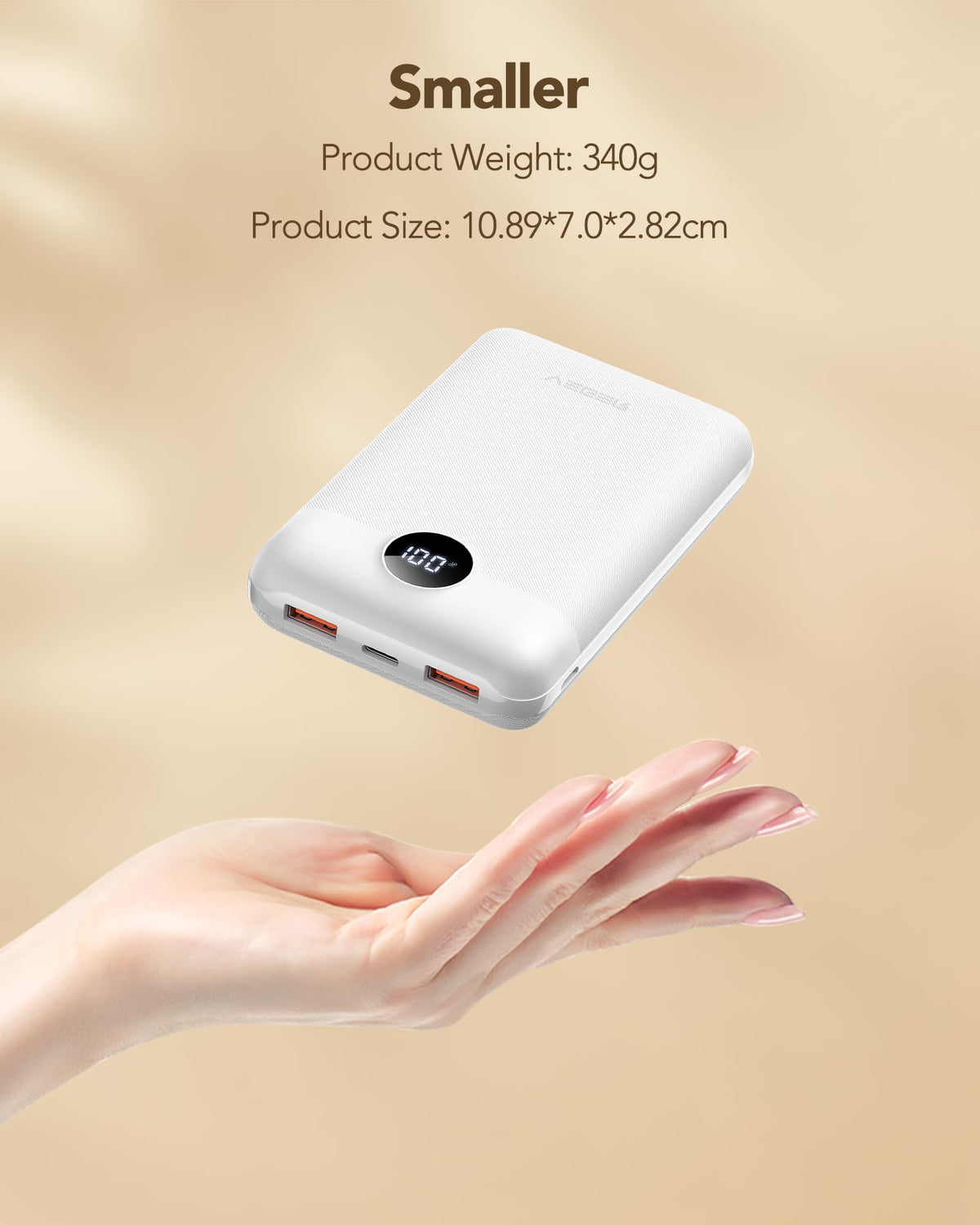 VEGER Power Bank 20000mAh, 22,5W Caricatore Ricarica Rapida PD3.0 QC4.0