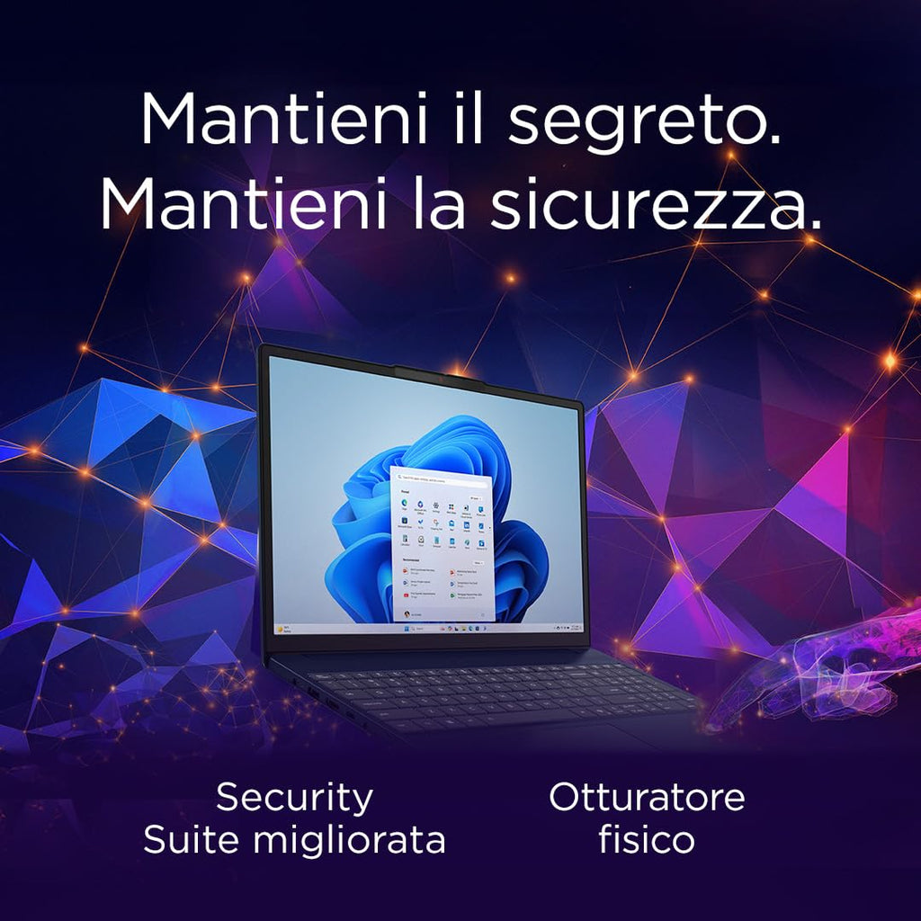 Lenovo IdeaPad Slim 3 Notebook 15" IPS, Intel Core 5 320, RAM 16GB, 512GB SSD, Windows 11 Home, WiFi 6, Laptop per Casa, Ufficio, Studio, Multitasking, Uso Quotidiano - Caricatore non incluso