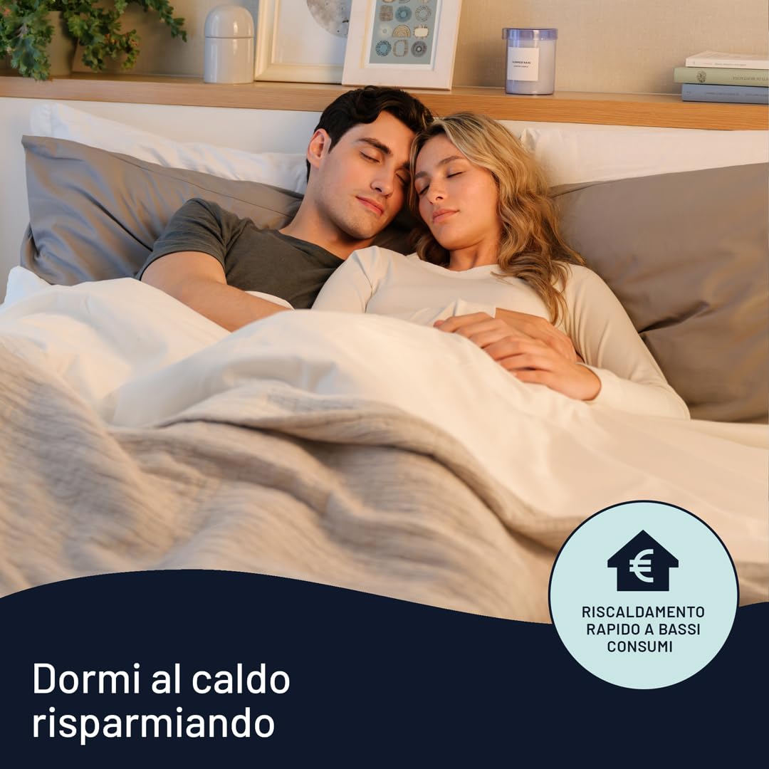 Imetec Scaldasonno Adapto – Scaldaletto singolo 150x80 cotone