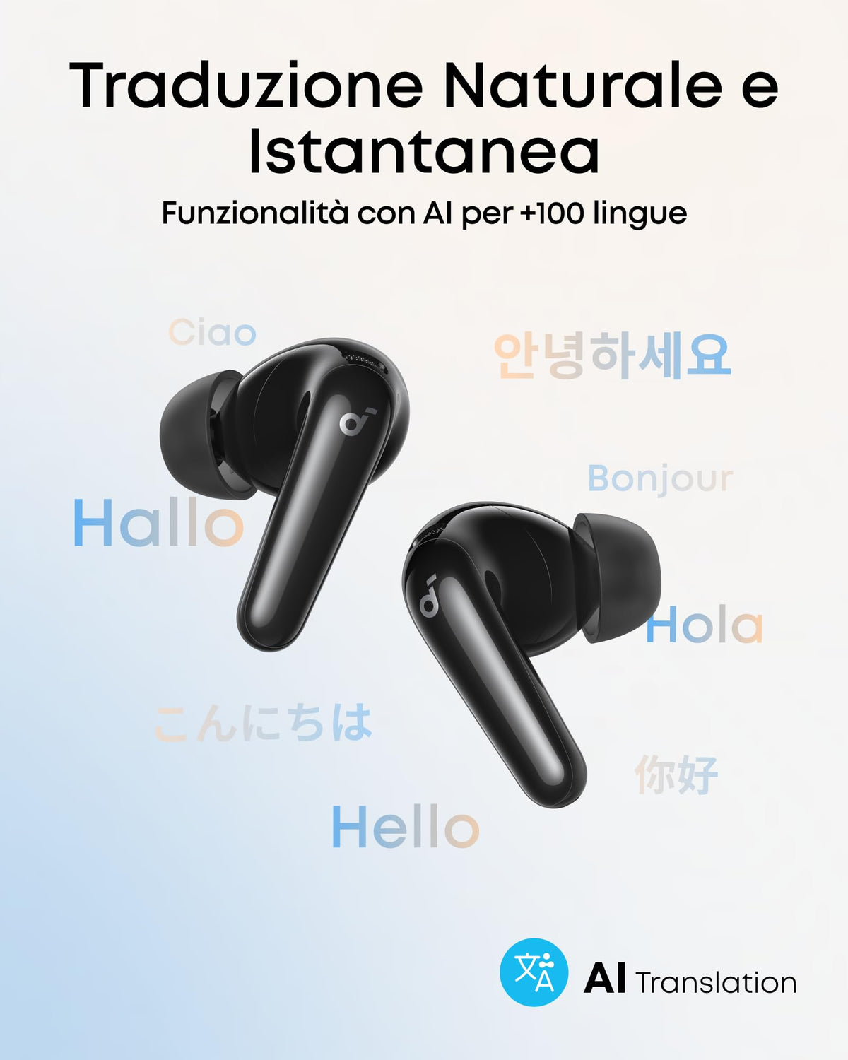 Soundcore di Anker P31i Cuffie Bluetooth con Cancellazione Adattiva Rumore