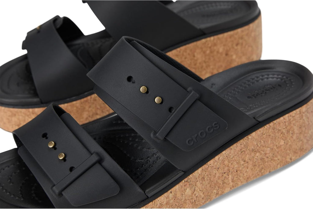 Crocs Brooklyn Cork Buckle, Sandali Donna