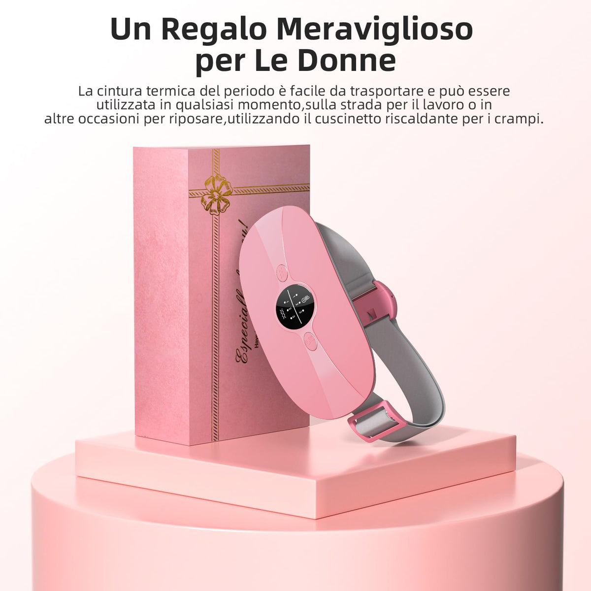 Portatile Fascia Riscaldante dolori mestruali, Cuscinetto Mestruale
