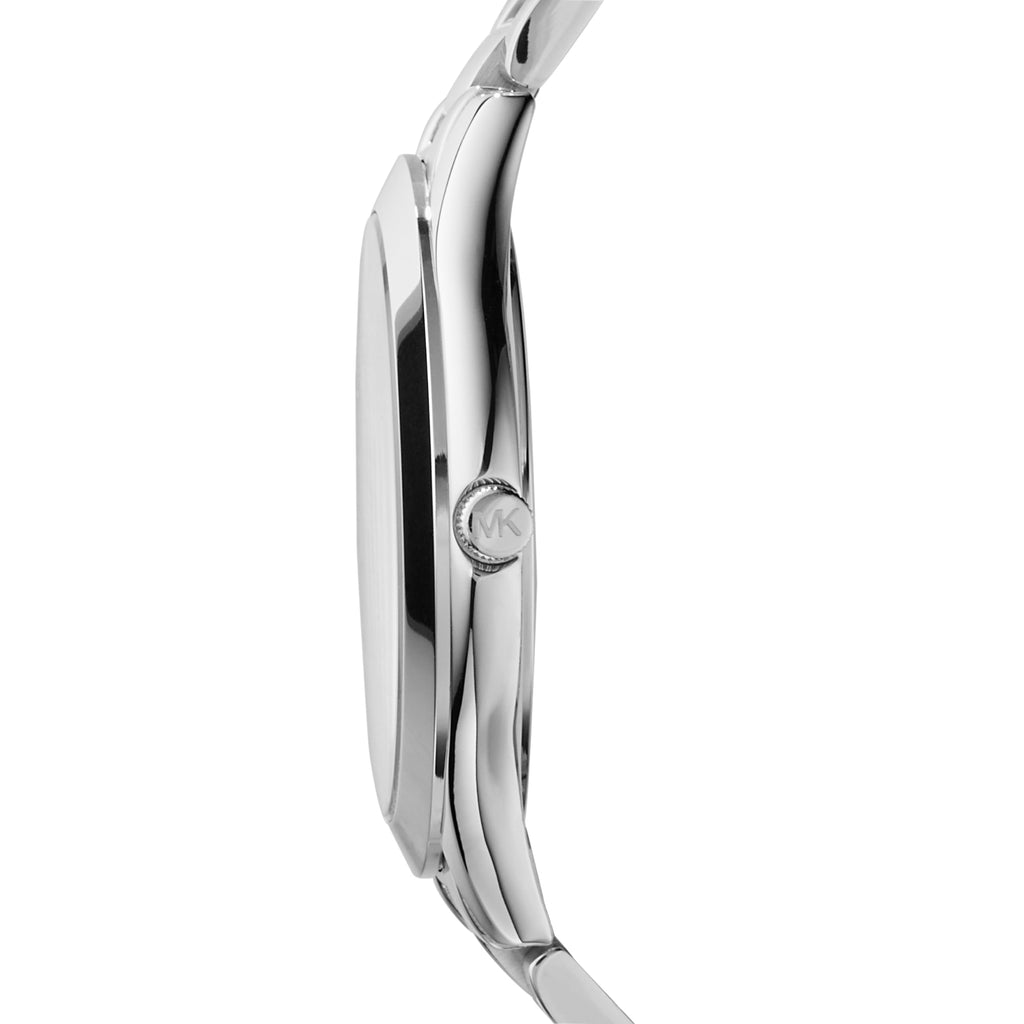 Michael Kors Orologio Slim Runway da donna, movimento al quarzo a tre lancette da 42 mm con cinturino in acciaio inossidabile