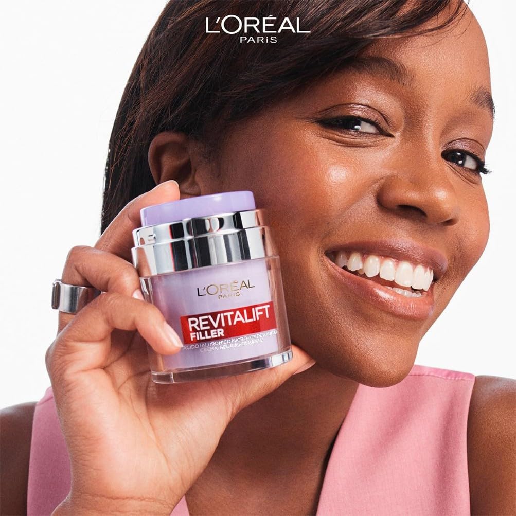 L'Oréal Paris Contorno Occhi Revitalift Filler, Azione Antirughe Rivolumizzante con Acido Ialuronico Concentrato, 15 ml
