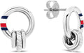 Orecchini pendenti in stile corda da donna Tommy Hilfiger Feminine Rope Collection