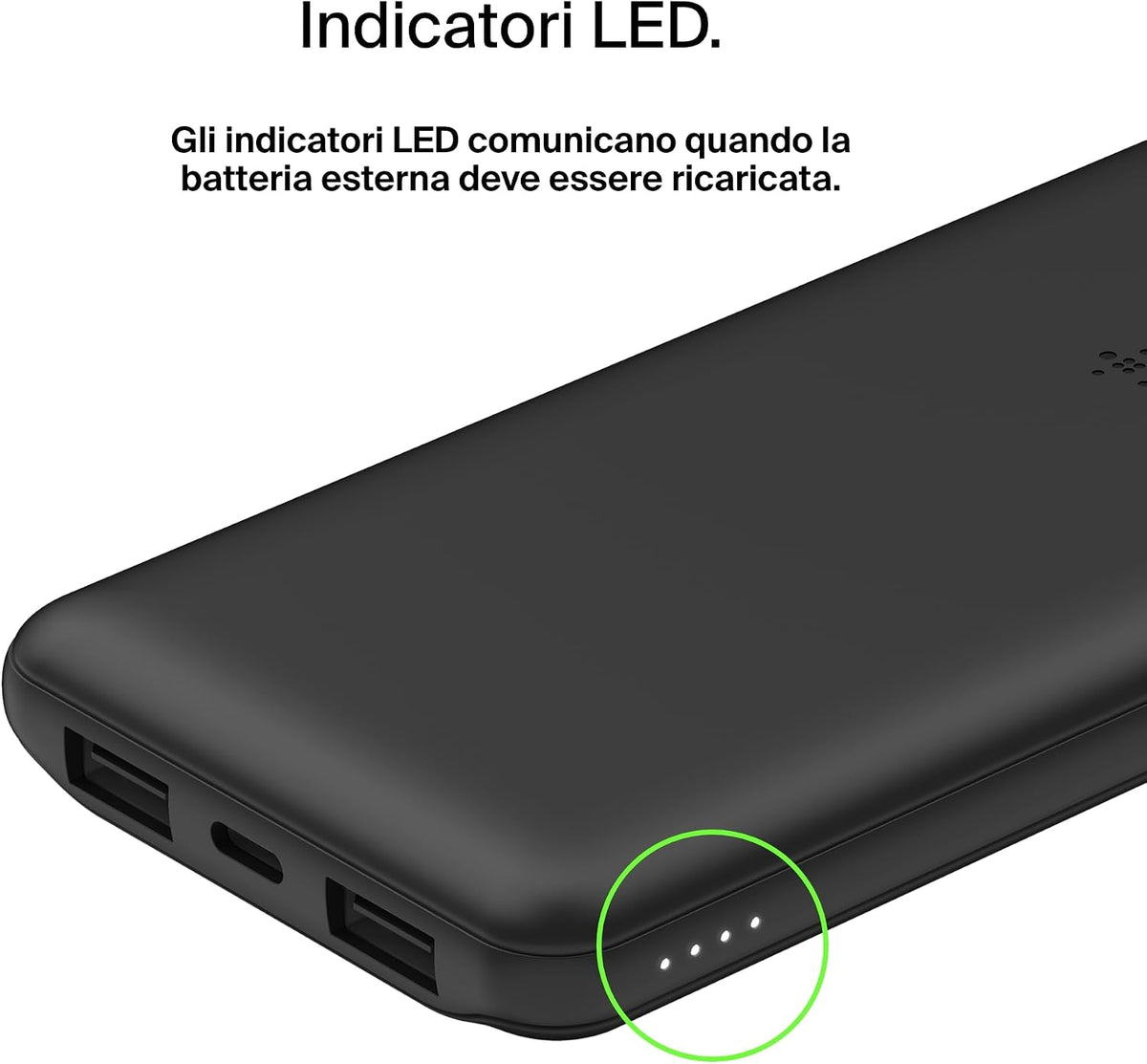 Belkin BoostCharge Power Bank 10000mAh con Porte USB-C e USB-A - Rosa