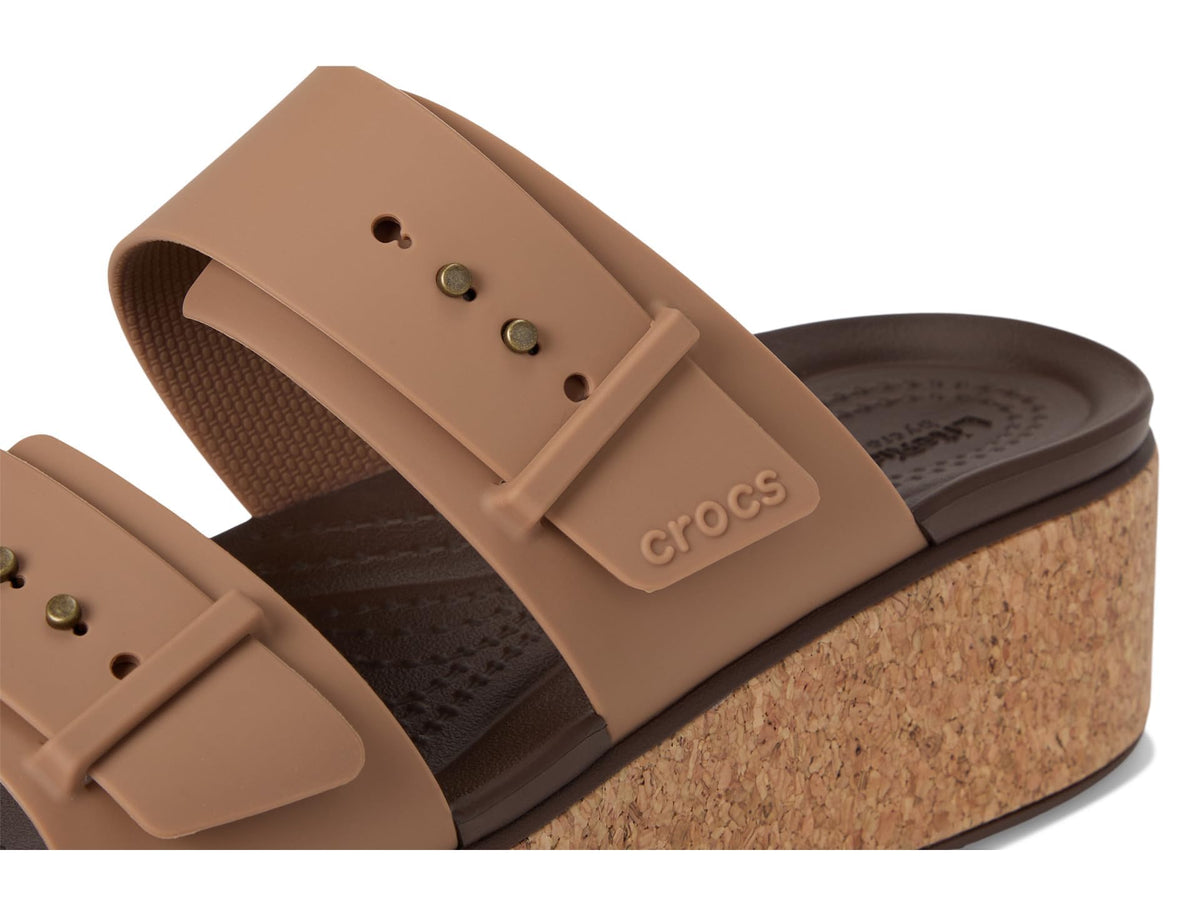 Crocs Brooklyn Cork Buckle, Sandali Donna