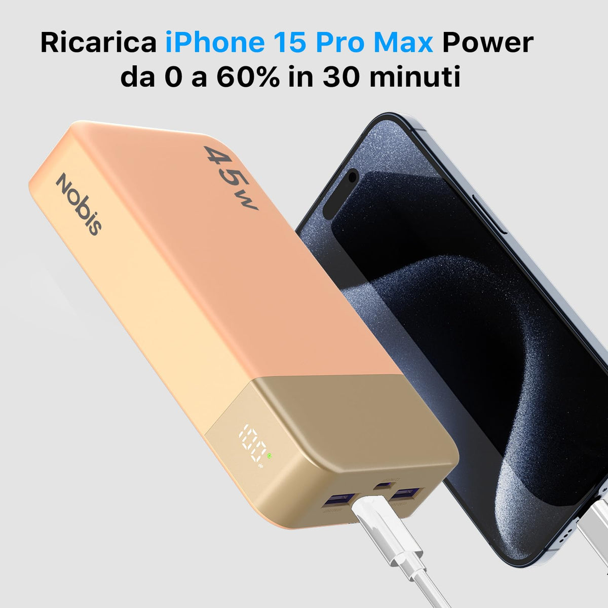 NOBIS 20000mAh 45W Power Bank
