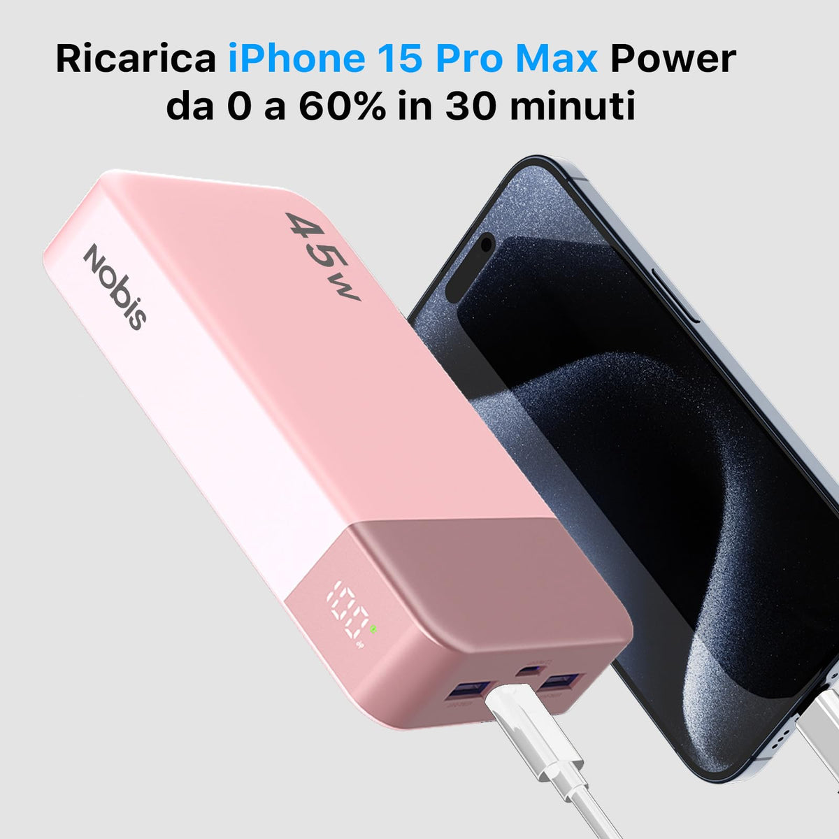 NOBIS 20000mAh 45W Power Bank