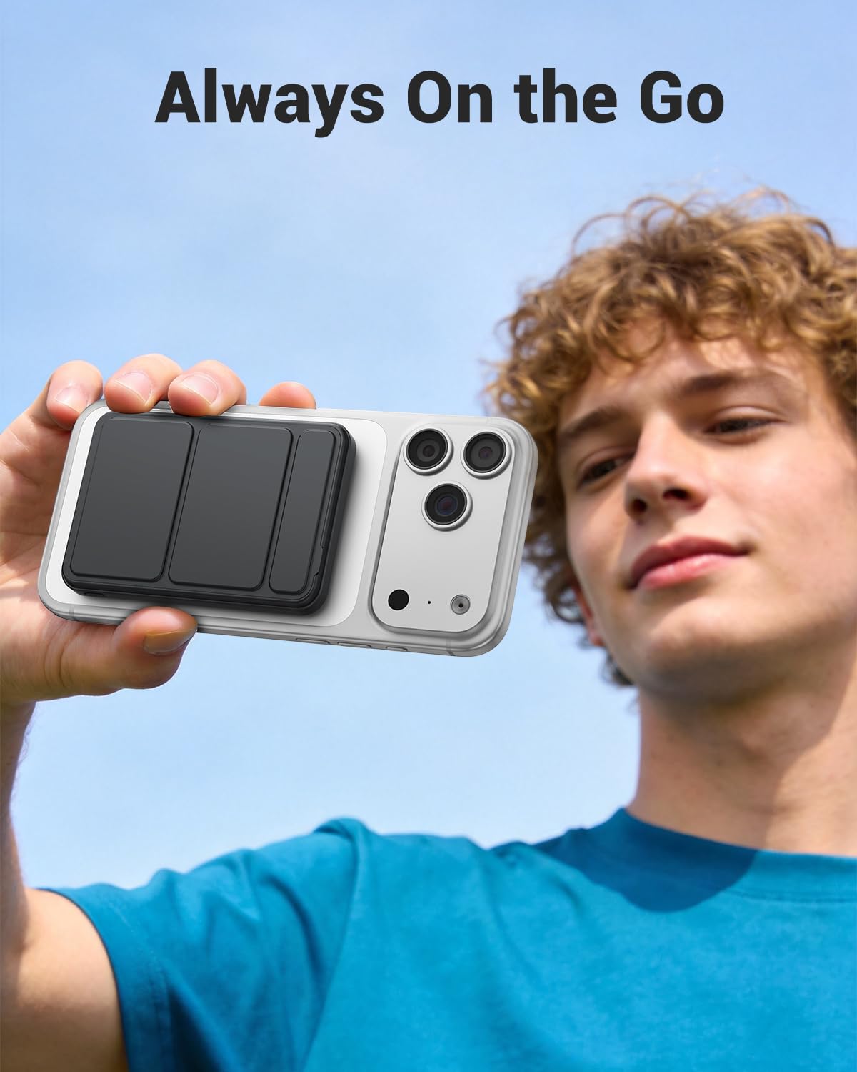 per Magsafe Powerbank 10000mAh,Power bank per iPhone con Supporto