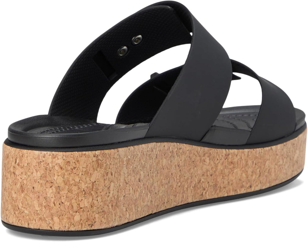 Crocs Brooklyn Cork Buckle, Sandali Donna