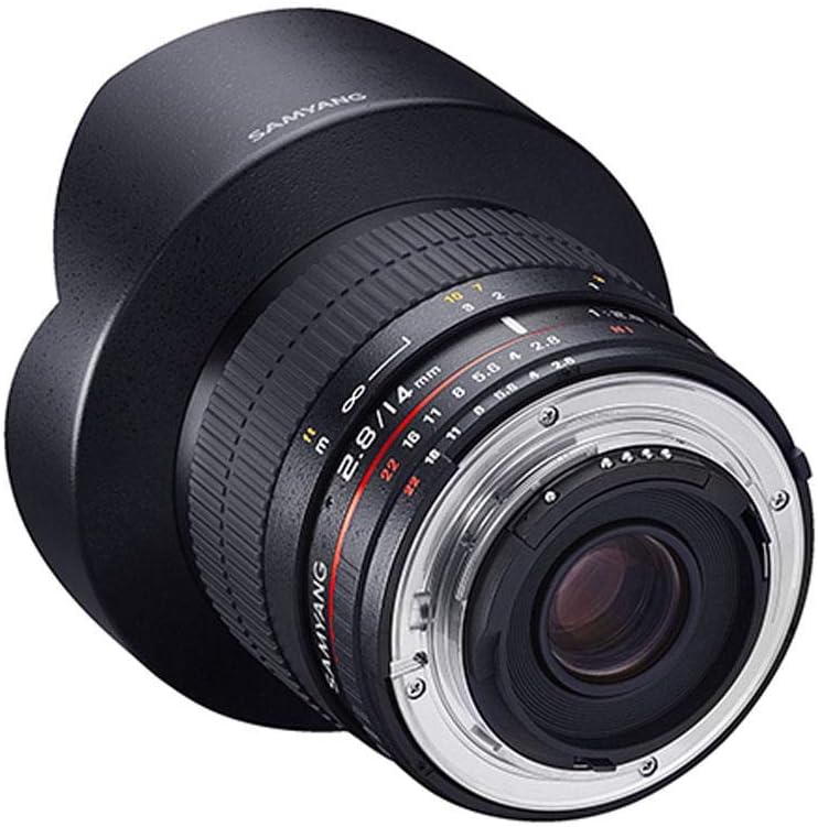 SAMYANG Obiettivo AE 14 mm f/2.8 ED IF UMC Aspherical - grandangolare per fotocamere digitali Nikon F colore: Nero