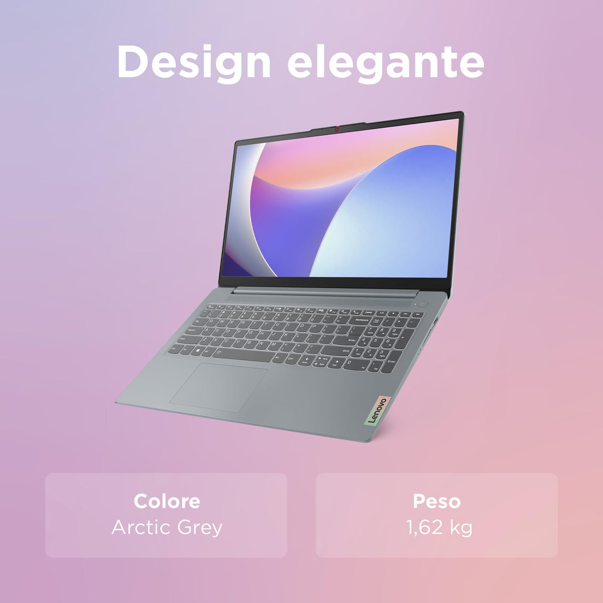 Lenovo IdeaPad Slim 3 Notebook 15" IPS, Intel Core 5 320, RAM 16GB, 512GB SSD, Windows 11 Home, WiFi 6, Laptop per Casa, Ufficio, Studio, Multitasking, Uso Quotidiano - Caricatore non incluso