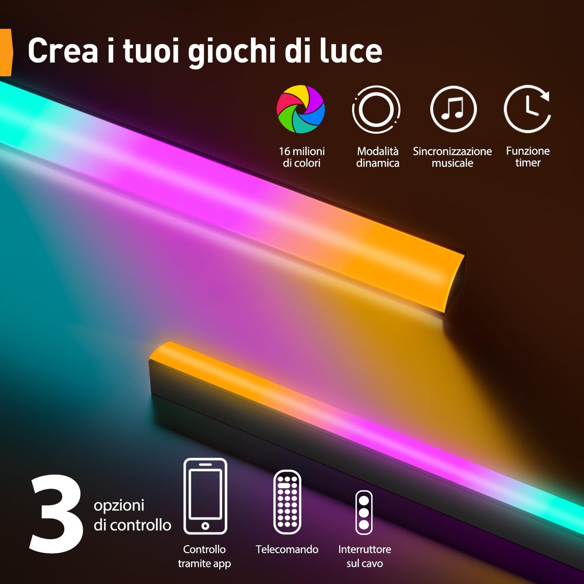 Supporto Girevole da Tavolo per TV da 26-60 Pollici - Piedistallo per TV Regolabile in Altezza con Base in Vetro Temperato, VESA Max 400x400mm, Fino a 40 kg