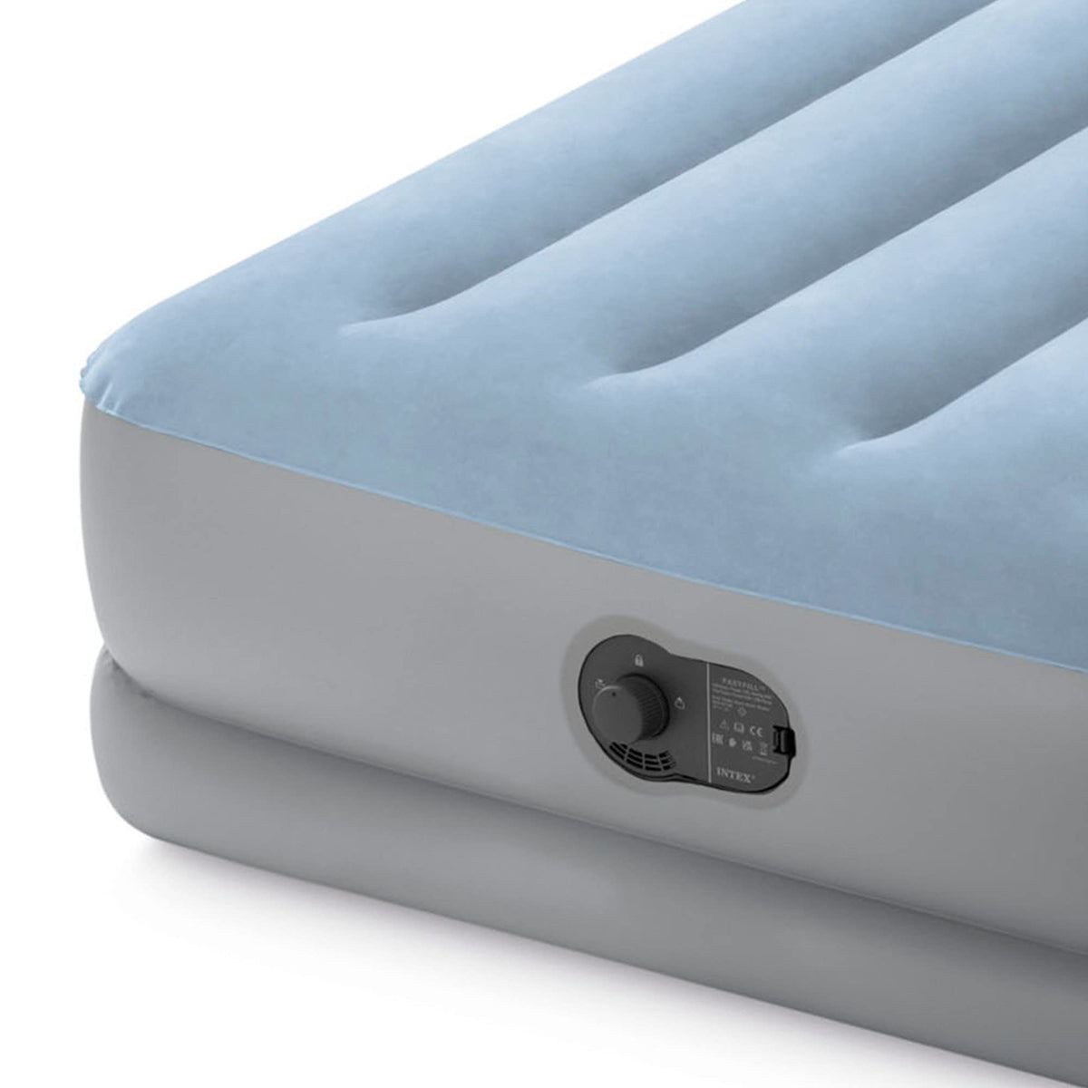 Intex 64159 - Materasso Matrimoniale Autogonfiante USB Dura-Beam Mid-Rise Comfort, 152x203x36 cm