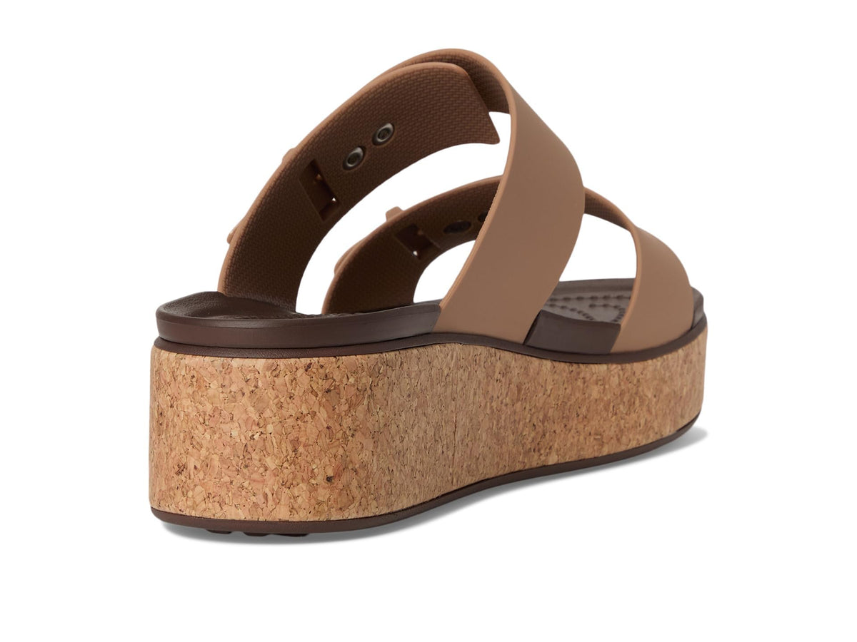 Crocs Brooklyn Cork Buckle, Sandali Donna