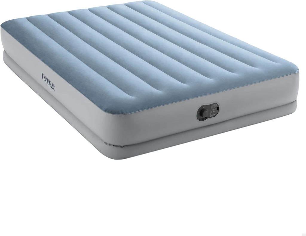 Intex 64159 - Materasso Matrimoniale Autogonfiante USB Dura-Beam Mid-Rise Comfort, 152x203x36 cm