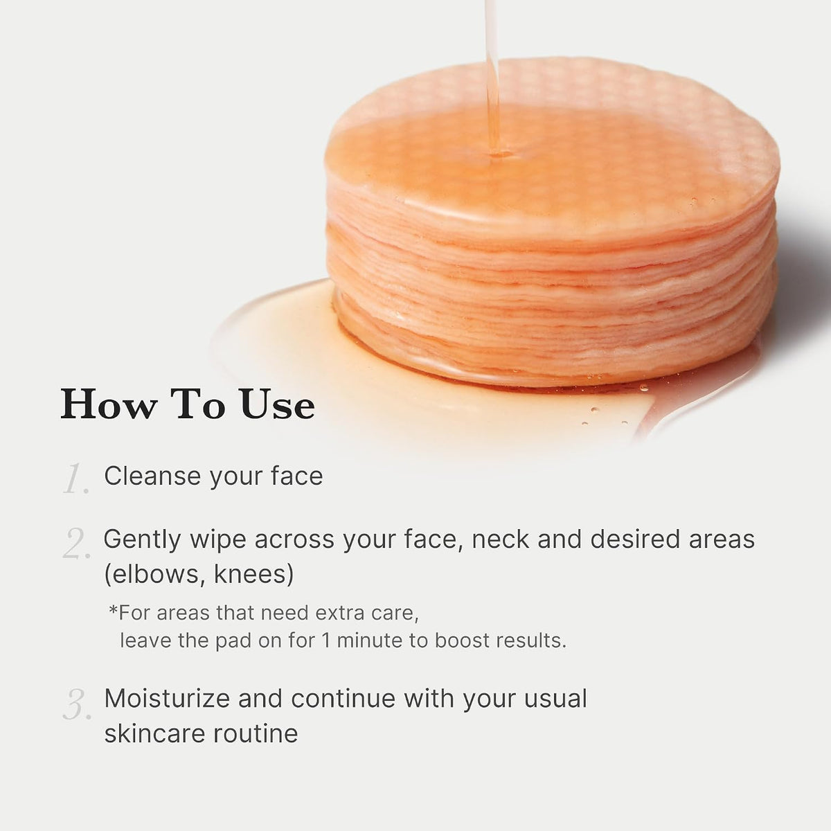 medicube Toner Pads Kojic Acid Turmeric Clarifying Toner Pad