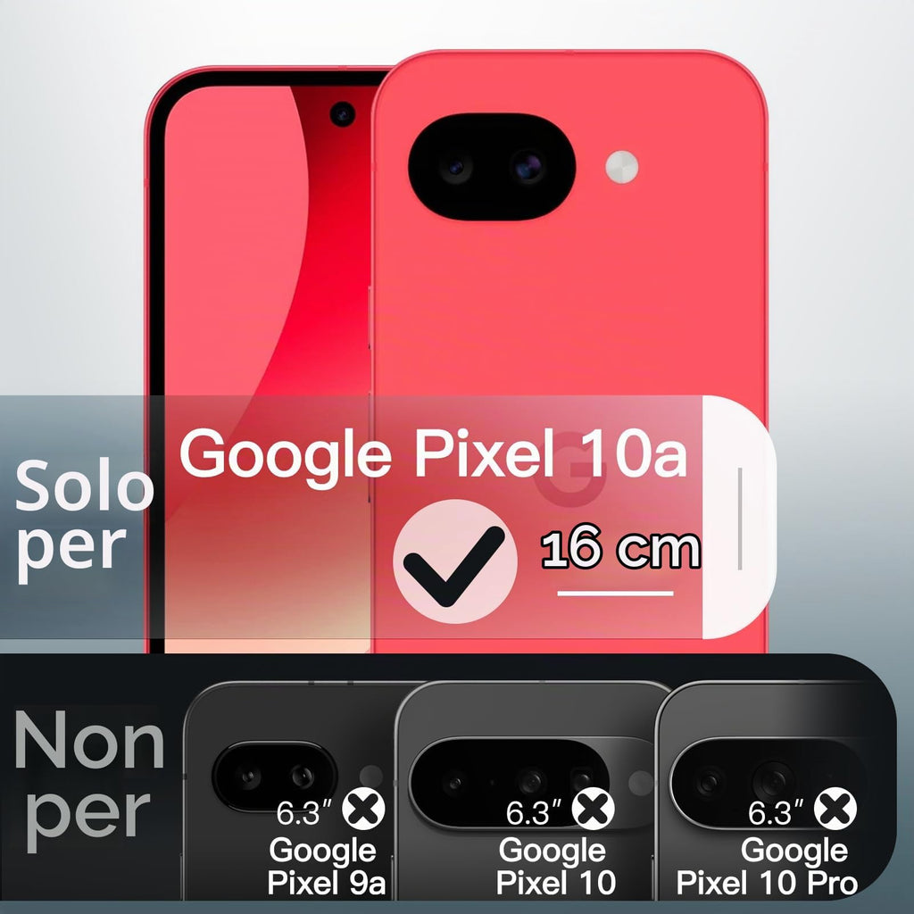 JETech Cover Magnetica per Google Pixel 10/10 Pro, Nero Ossidiana