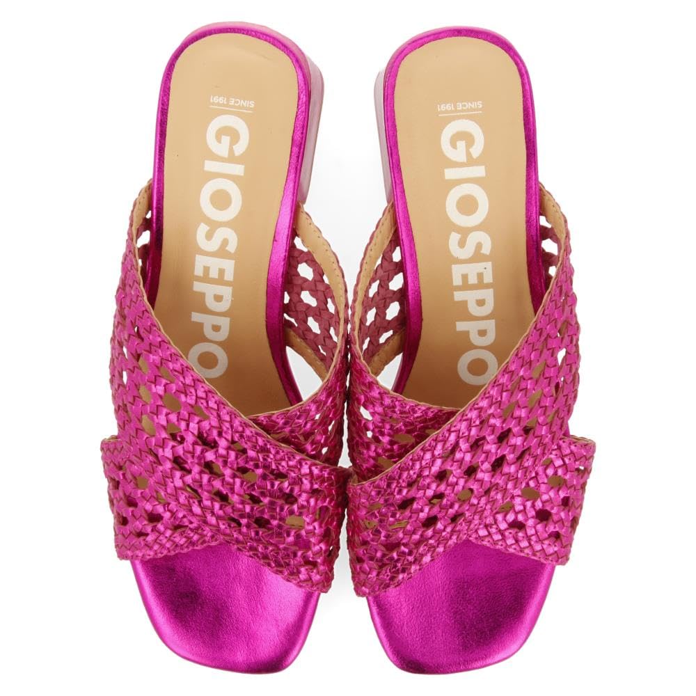 Sandali Scarpe Fucsia con Intrecciati per Donna CLARCONA