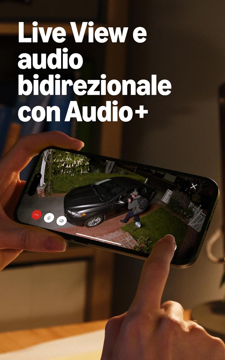 Ring videocamera Pro con faretti cablata (Spotlight Cam Pro, ultimo modello) | 2 Videocamere di sicurezza per esterni | Retinal 4K, Zoom 10x, 600 lumen | Prova gratuita di 30 giorni del piano Ring