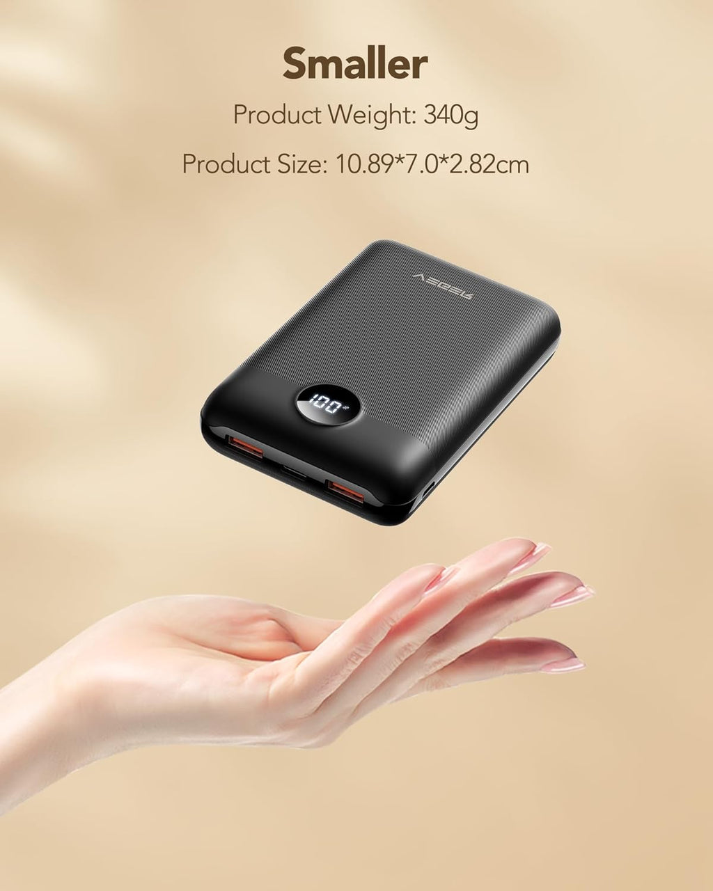 VEGER Power Bank 20000mAh, 22,5W Caricatore Ricarica Rapida PD3.0 QC4.0