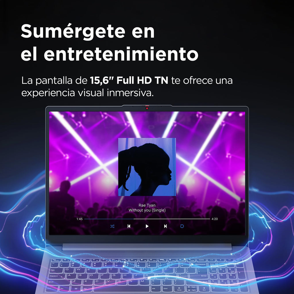 Lenovo IdeaPad Slim 3 Notebook 15" IPS, Intel Core 5 320, RAM 16GB, 512GB SSD, Windows 11 Home, WiFi 6, Laptop per Casa, Ufficio, Studio, Multitasking, Uso Quotidiano - Caricatore non incluso