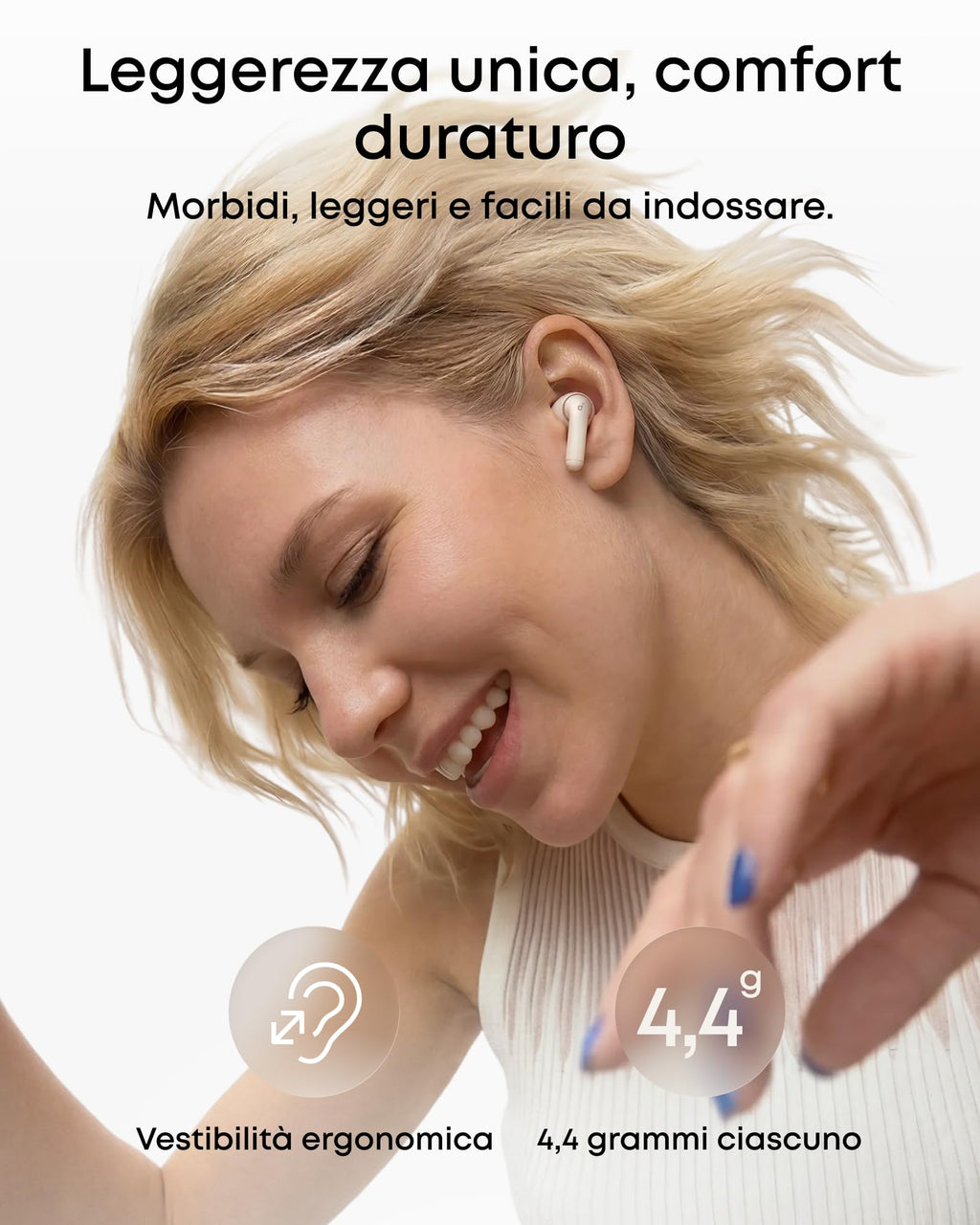 Soundcore di Anker P31i Cuffie Bluetooth con Cancellazione Adattiva Rumore