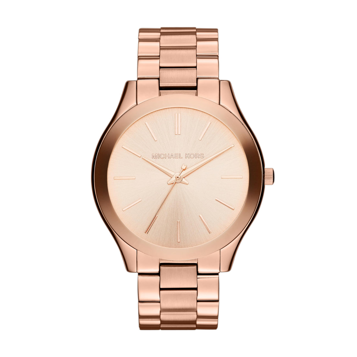 Michael Kors Orologio Slim Runway da donna, movimento al quarzo a tre lancette da 42 mm con cinturino in acciaio inossidabile
