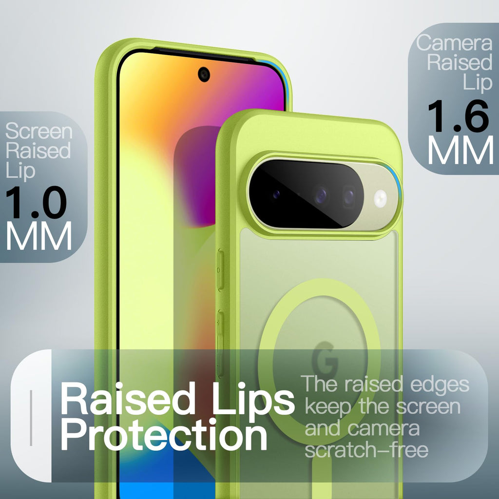 JETech Cover Magnetica per Google Pixel 10/10 Pro, Nero Ossidiana