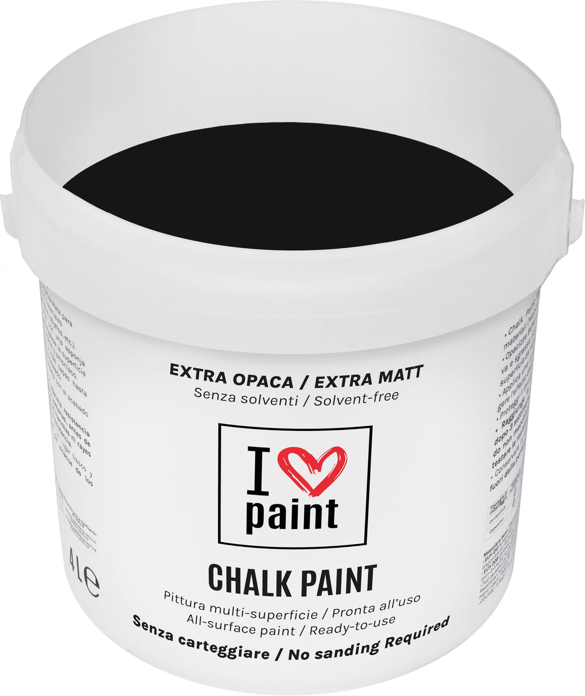 I LOVE paint Cera Trasparente per Chalk Paint e Legno 375ml - Non Altera il Colore Originale - Perfetta per Superfici Porose e Restauro - Con Cera d'Api e Cere Nobili