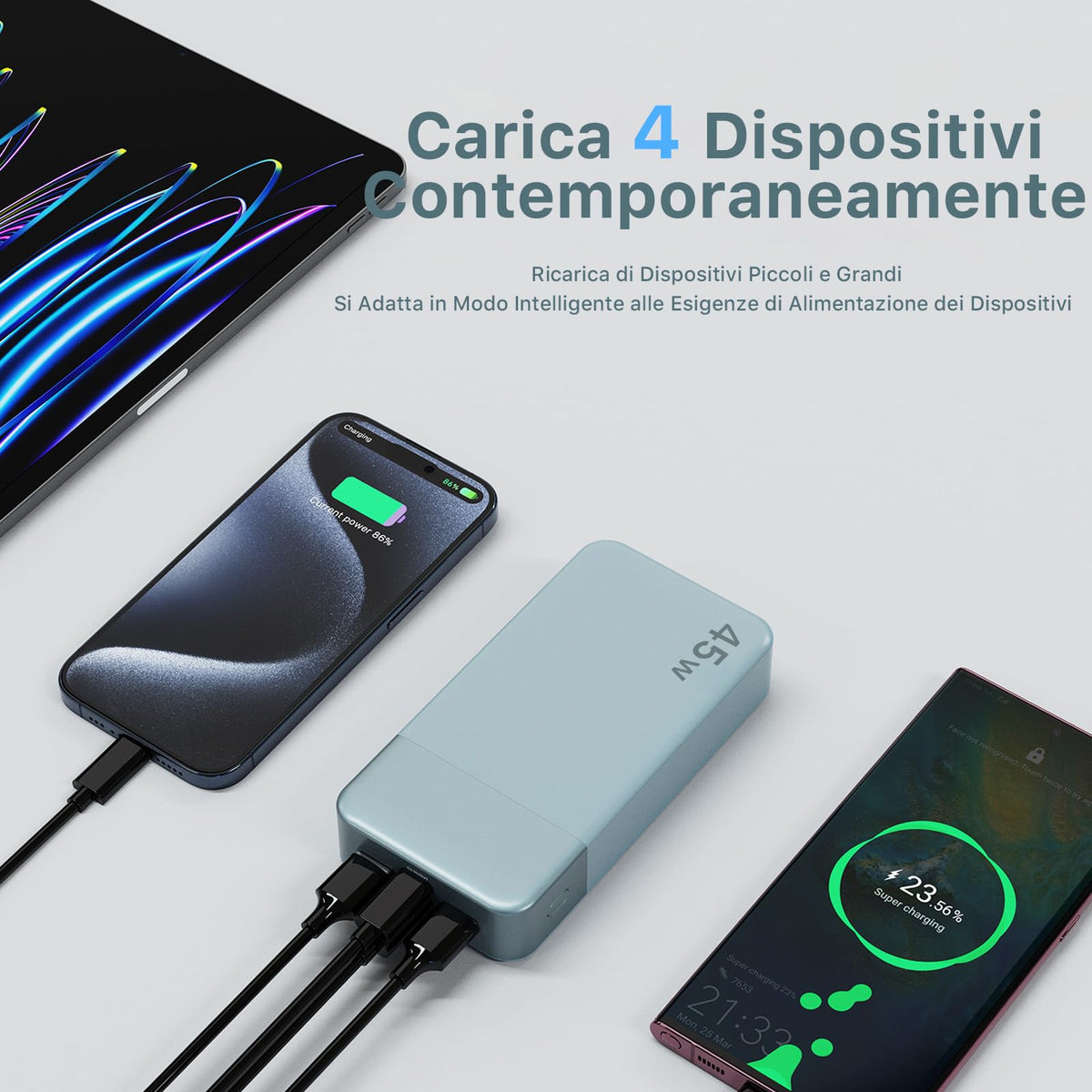NOBIS 20000mAh 45W Power Bank