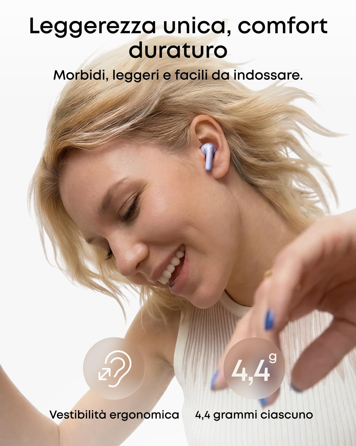 Soundcore di Anker P31i Cuffie Bluetooth con Cancellazione Adattiva Rumore