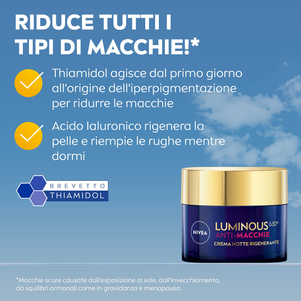 NIVEA Luminous630 Fluido Viso Anti-Macchie UV, SPF 50, 40 ml