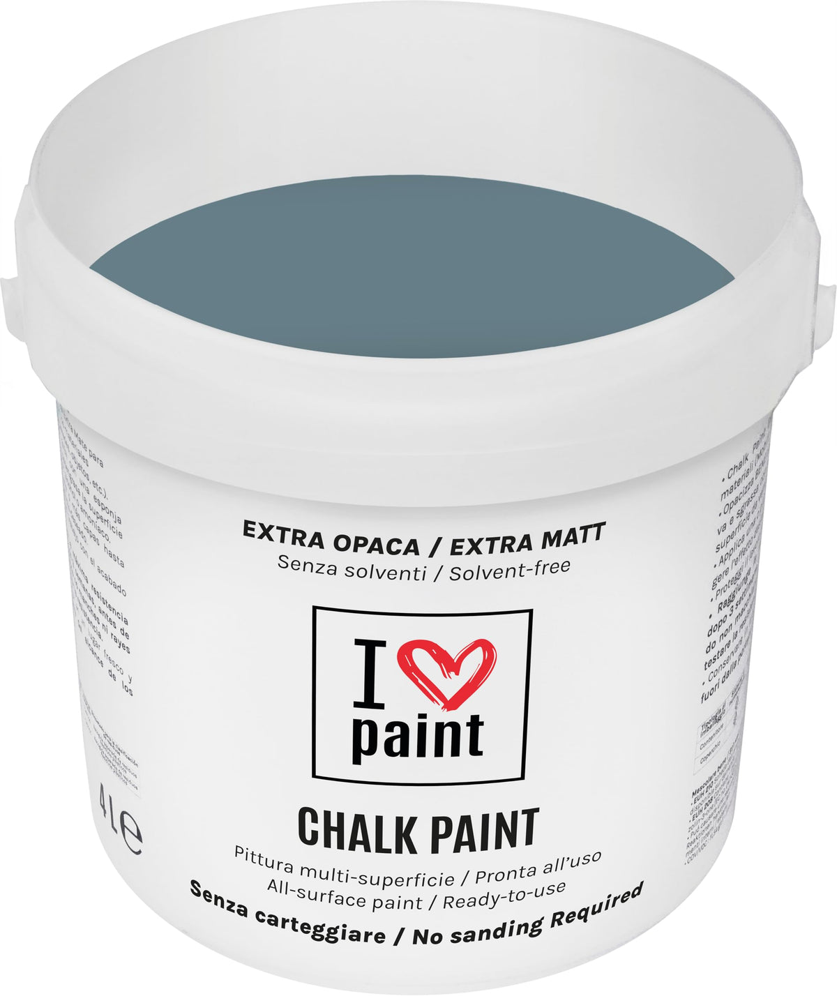 I LOVE paint Cera Trasparente per Chalk Paint e Legno 375ml - Non Altera il Colore Originale - Perfetta per Superfici Porose e Restauro - Con Cera d'Api e Cere Nobili
