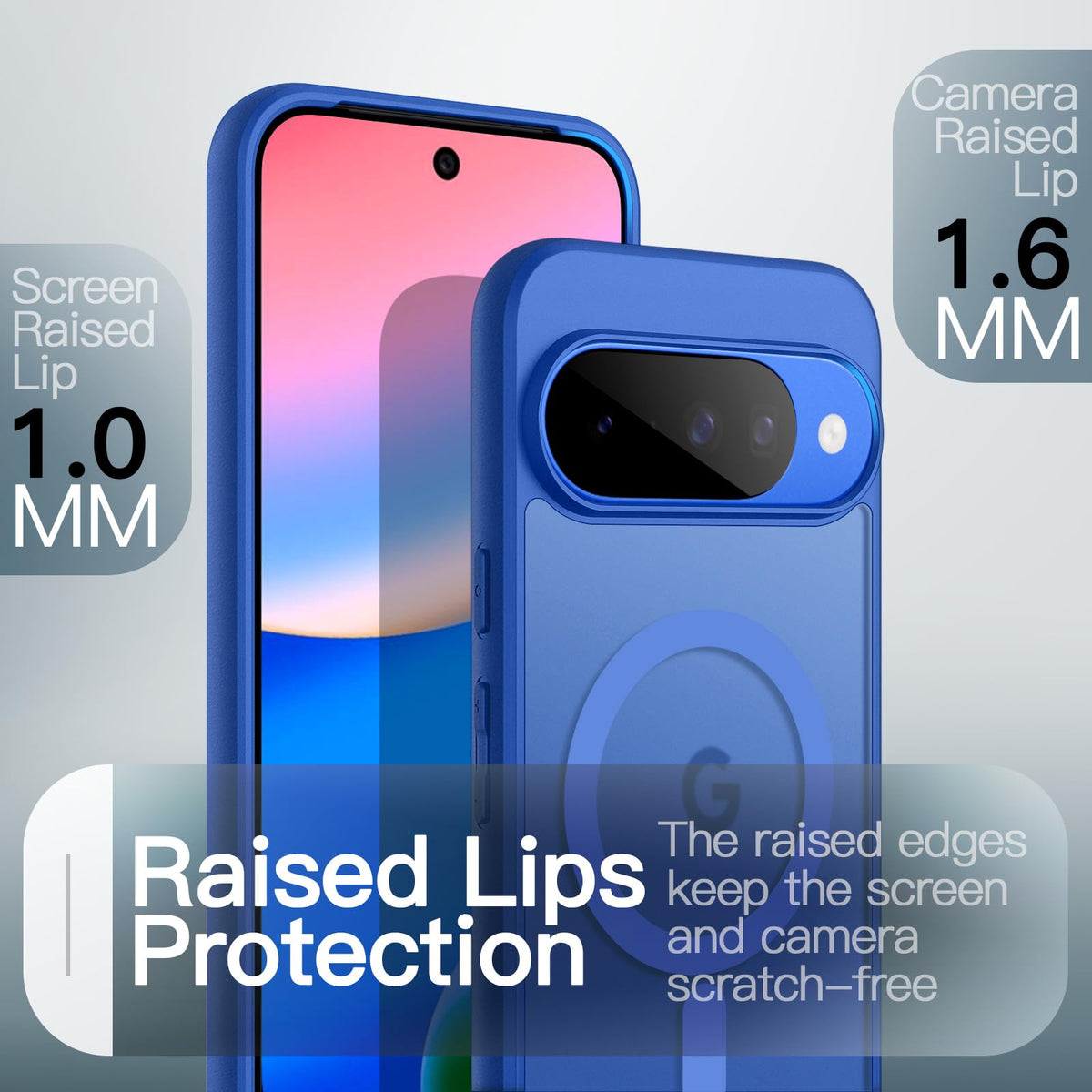 JETech Cover Magnetica per Google Pixel 10/10 Pro, Nero Ossidiana
