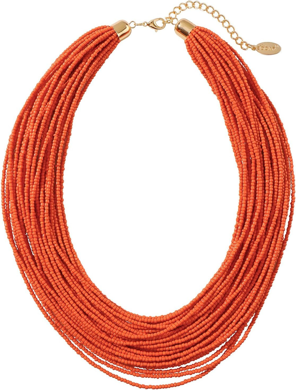 Bocar Multi Layer Chunky Bavaglino dichiarazione perle semi, collare collana per donne regalo (NK-10351)