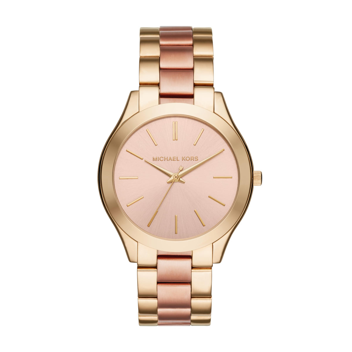 Michael Kors Orologio Slim Runway da donna, movimento al quarzo a tre lancette da 42 mm con cinturino in acciaio inossidabile