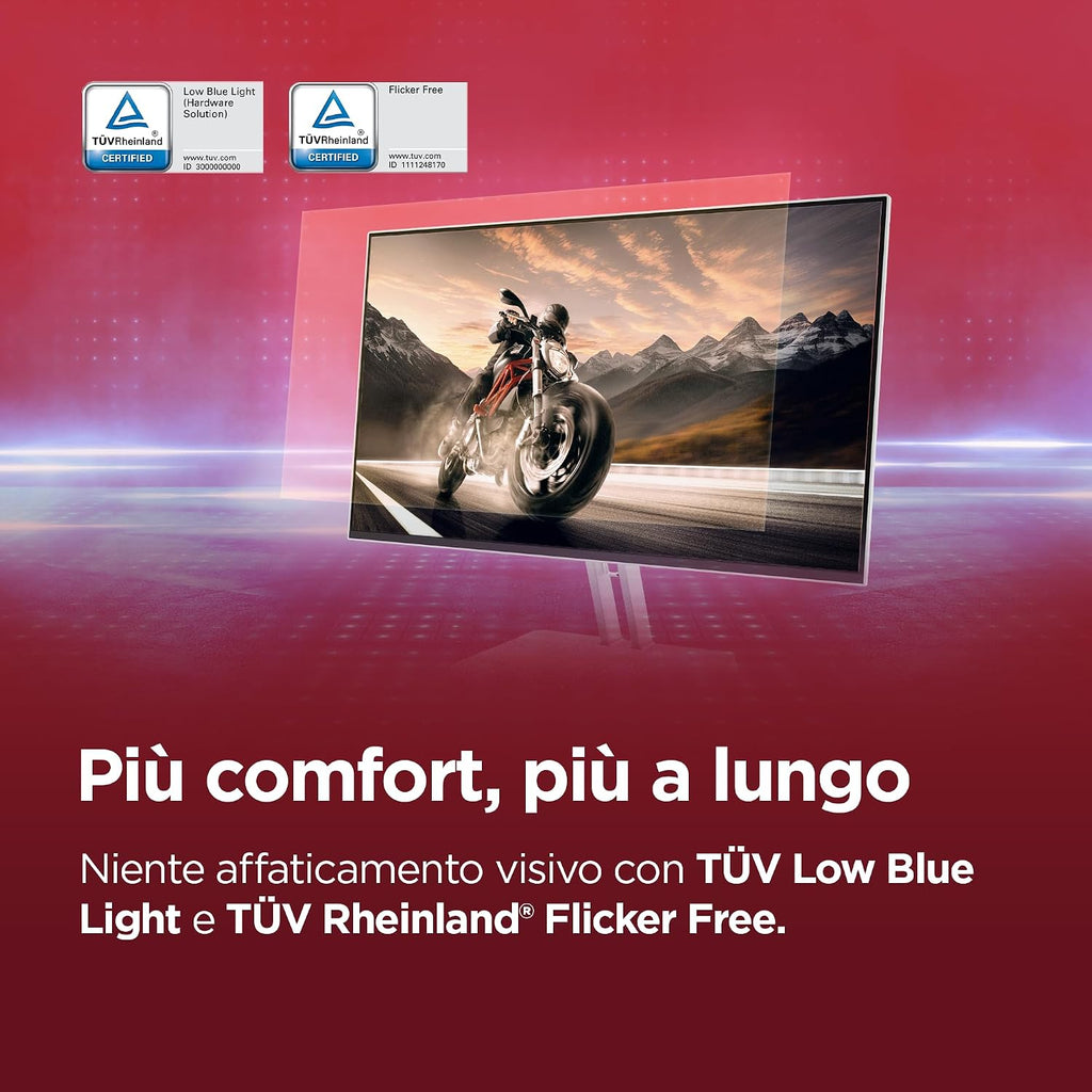 Lenovo L27-45 Monitor IPS 27" Full HD, 144Hz, 1ms, Altoparlanti integrati, HDMI e VGA, Ideale per Gaming, Studio e Home Office, VESA 100x100mm, AMD FreeSync, Inclinazione Regolabile
