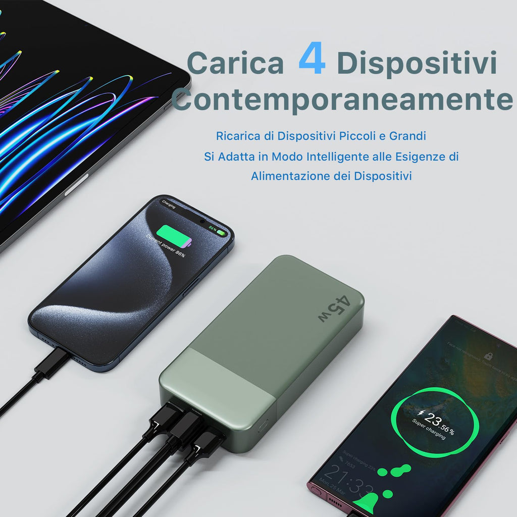 NOBIS 20000mAh 45W Power Bank