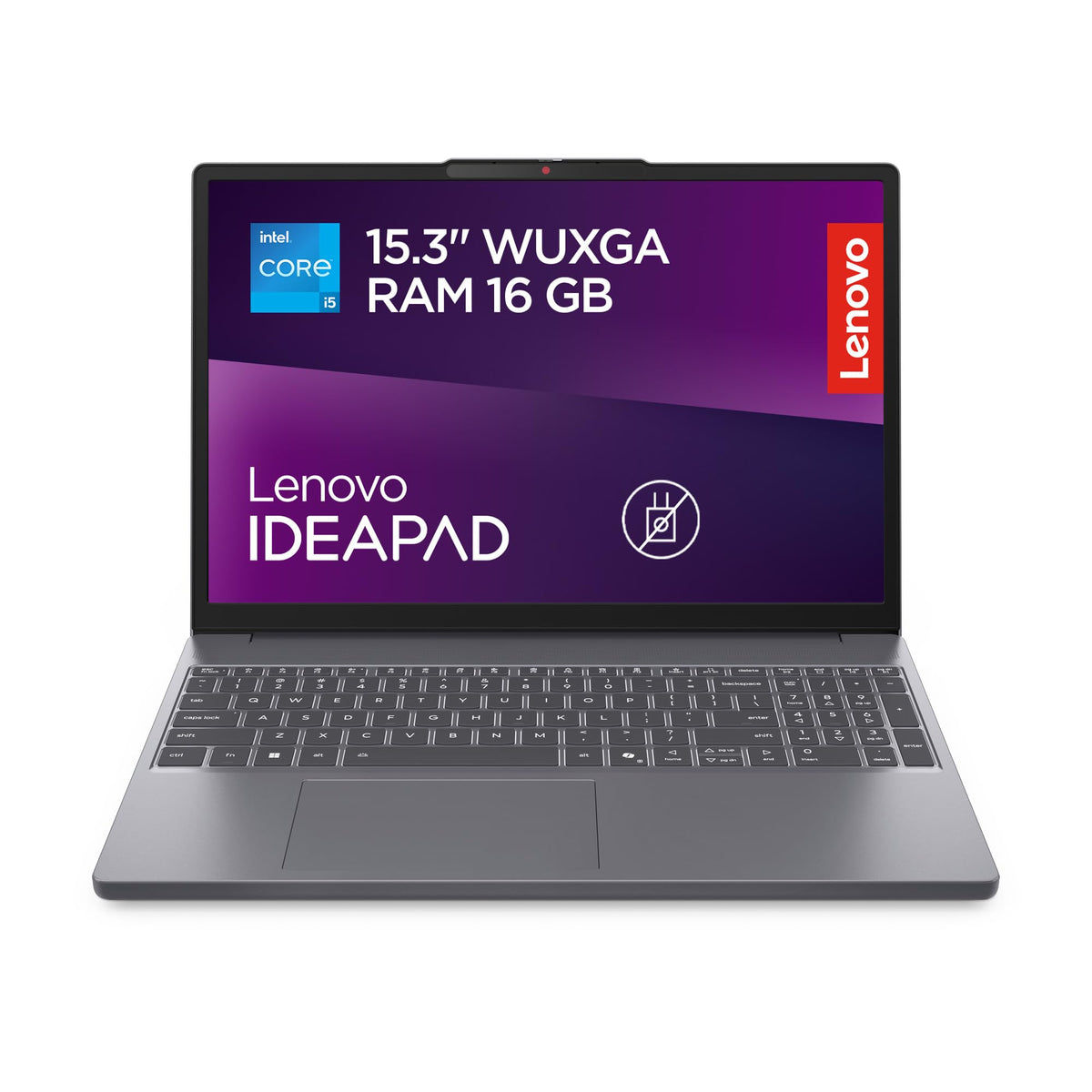 Lenovo IdeaPad Slim 3 Notebook 15" IPS, Intel Core 5 320, RAM 16GB, 512GB SSD, Windows 11 Home, WiFi 6, Laptop per Casa, Ufficio, Studio, Multitasking, Uso Quotidiano - Caricatore non incluso